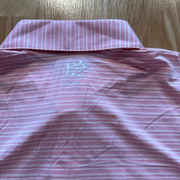 FINAL PRICE- NEW- Southern Tide Brr Performance Polo Collared Golf Shirt- Large - Picture 8 of 10